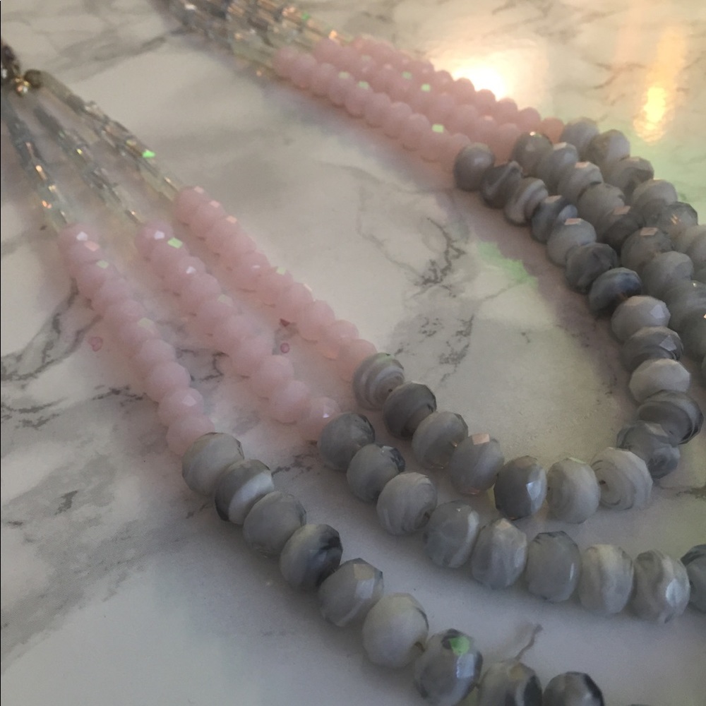 Beaded Tie Necklace